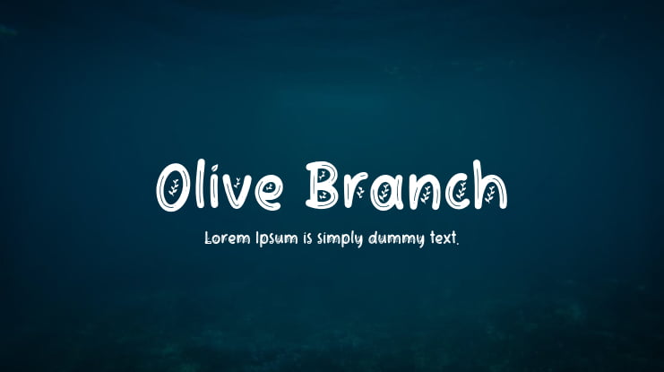 Olive Branch Font