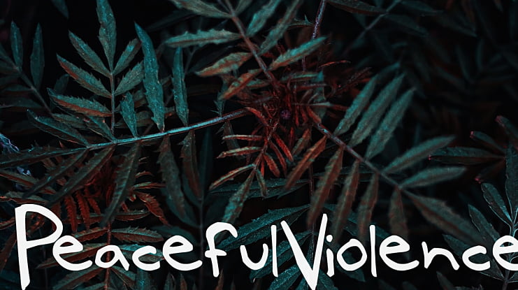 PeacefulViolence Font