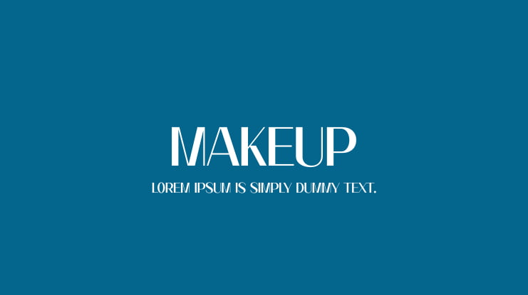 Makeup Font