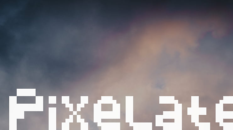 Pixelate Font