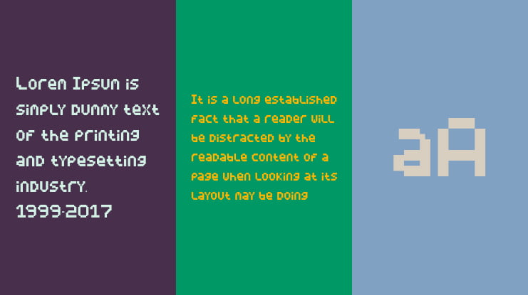 Pixelate Font