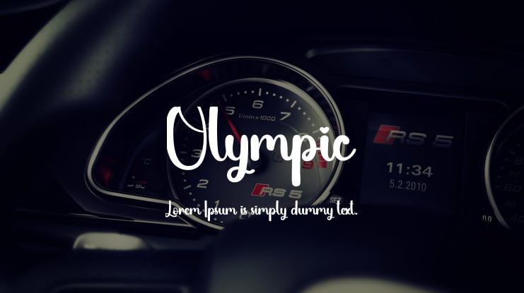 Olympic Font