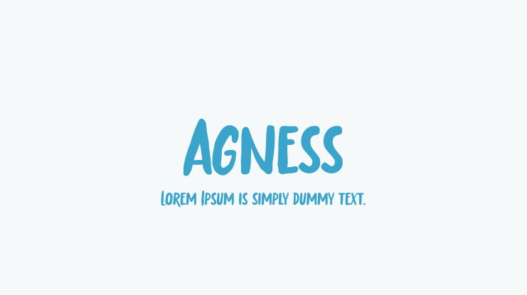 Agness Font