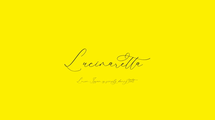 Lucimaretta Font