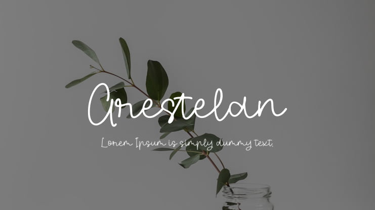 Grestelan Font