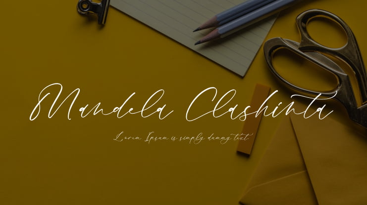 Mandela Clashinta Font