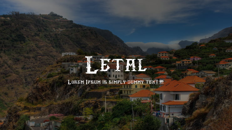 Letal Font