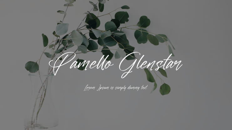 Pamello Glenstar Font