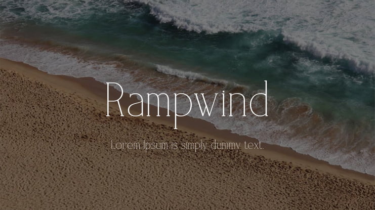 Rampwind Font