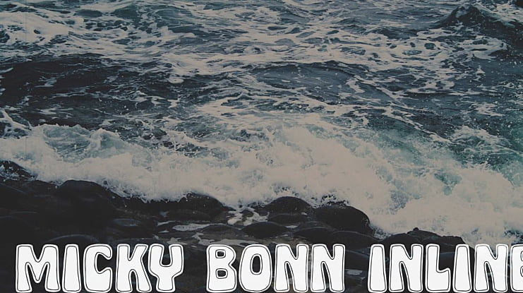 Micky Bonn Inline Font