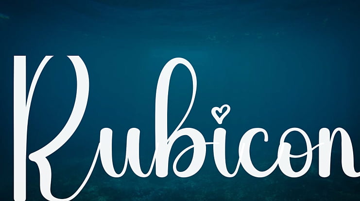 Rubicon Font