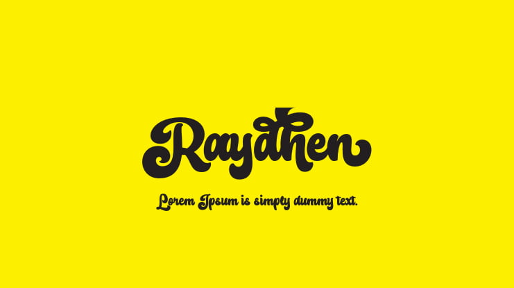 Raydhen Font