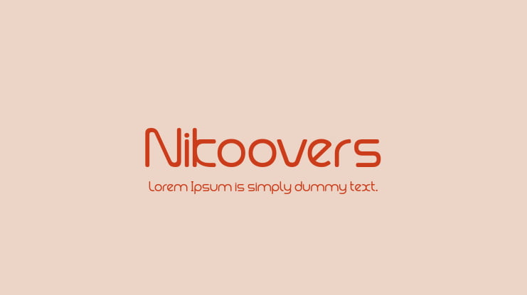 Nikoovers Font