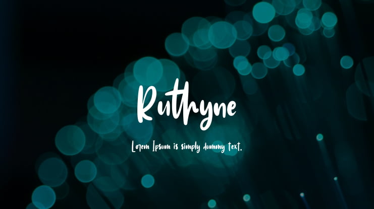 Ruthyne Font