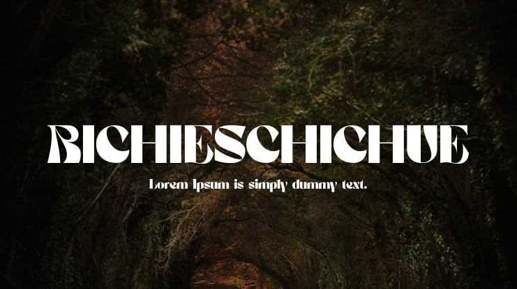 RICHIESCHICHUE Font