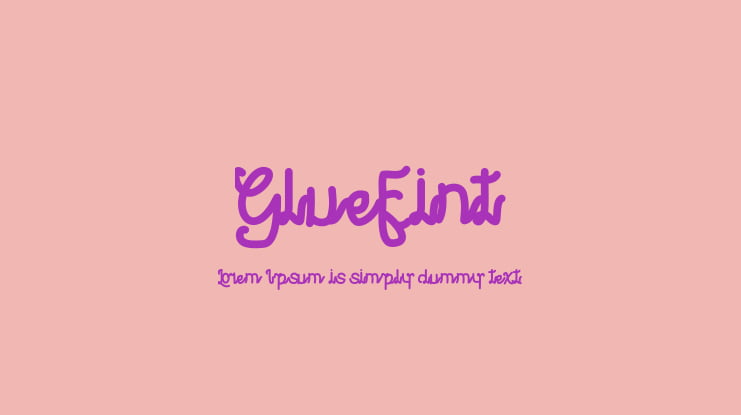 Gluefint Font