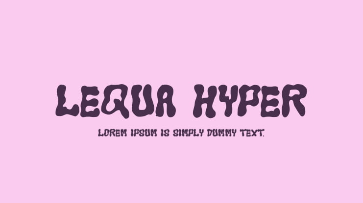 LEQUA HYPER Font