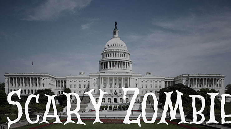 Scary Zombie Font