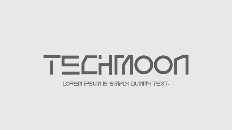 Techmoon Font Family