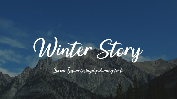 Winter Story Font