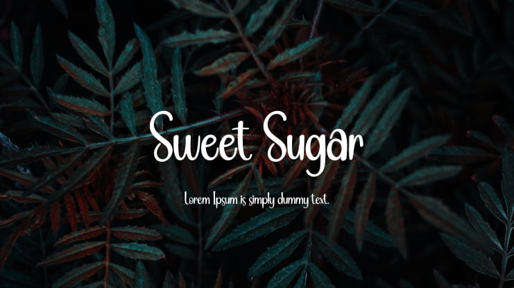 Sweet Sugar Font