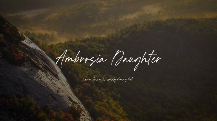 Ambrosia Daughter Font