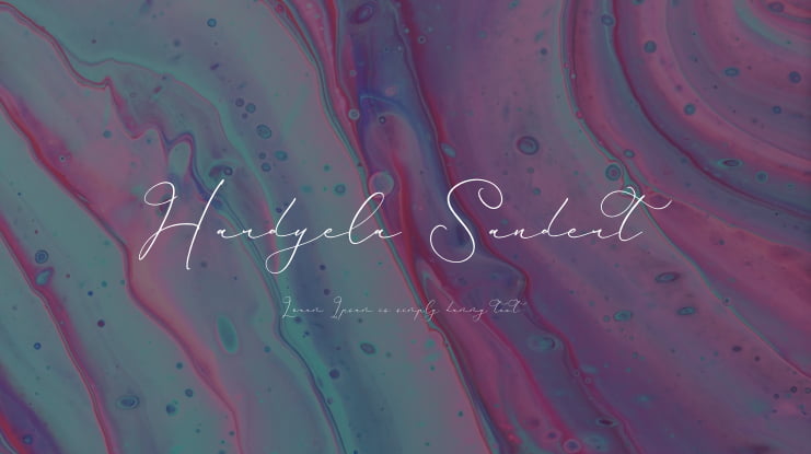 Hardyela Sandert Font