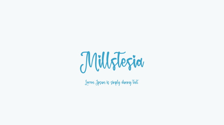 Millstesia Font