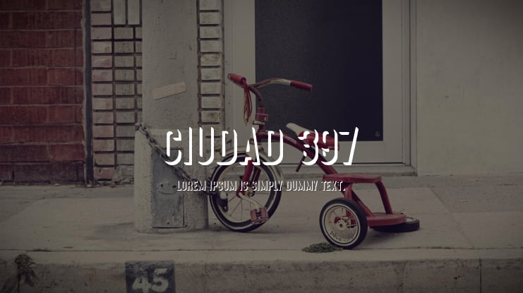 Ciudad 397 Font