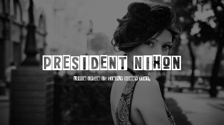 President Nixon Font