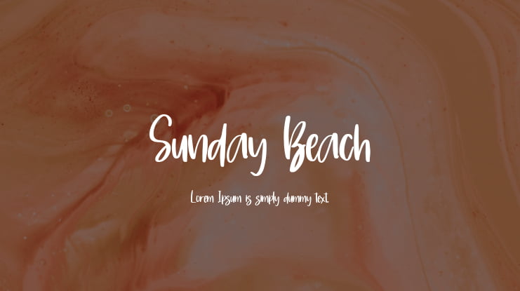 Sunday Beach Font