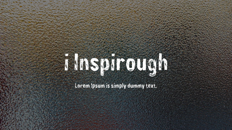 i Inspirough Font