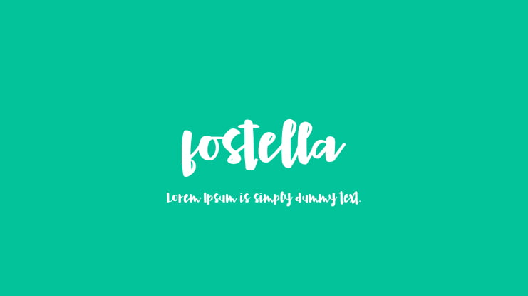 fostella Font