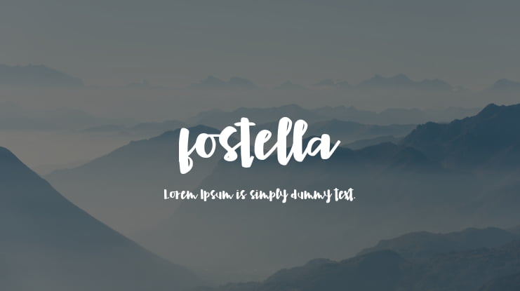 fostella Font