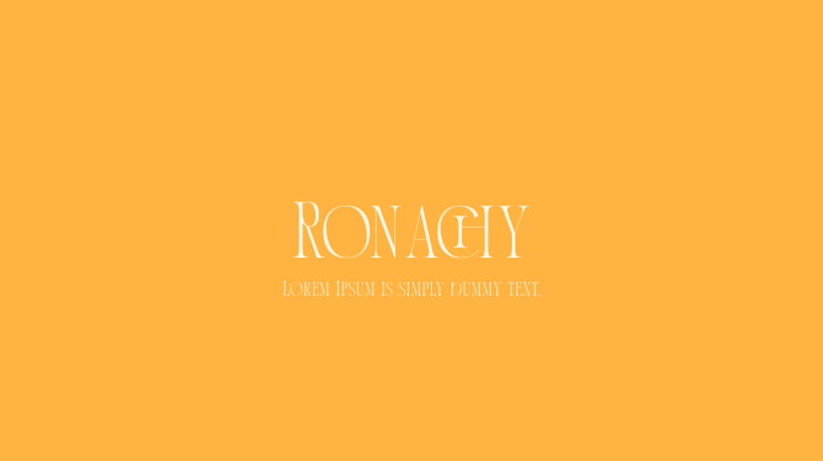 Ronachy Font