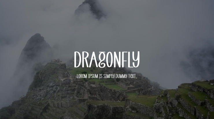 Dragonfly Font