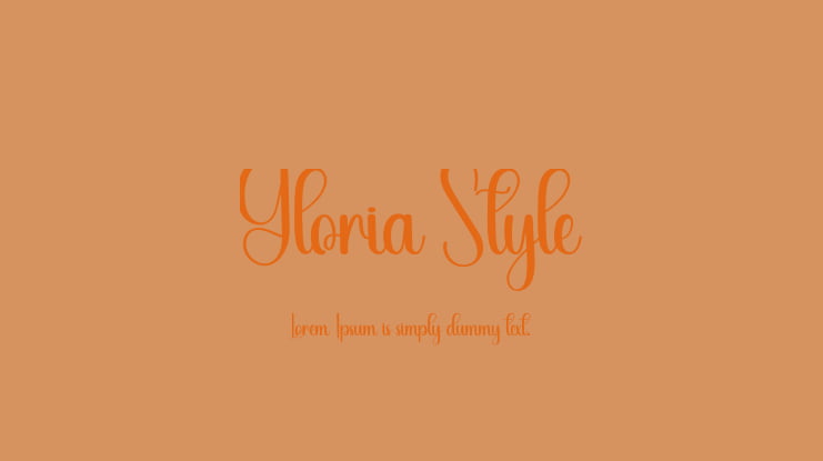 Gloria Style Font : Download Free for Desktop & Webfont