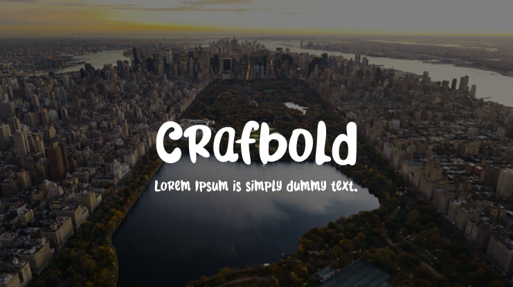 Crafbold Font