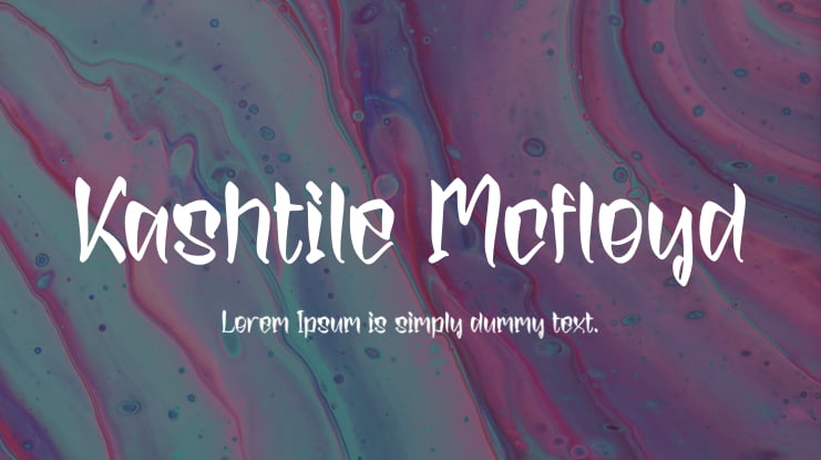 Kashtile Mcfloyd Font Family