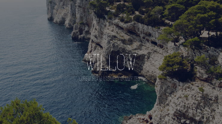 Willow Font