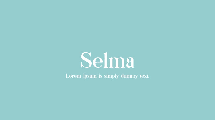 Selma Font