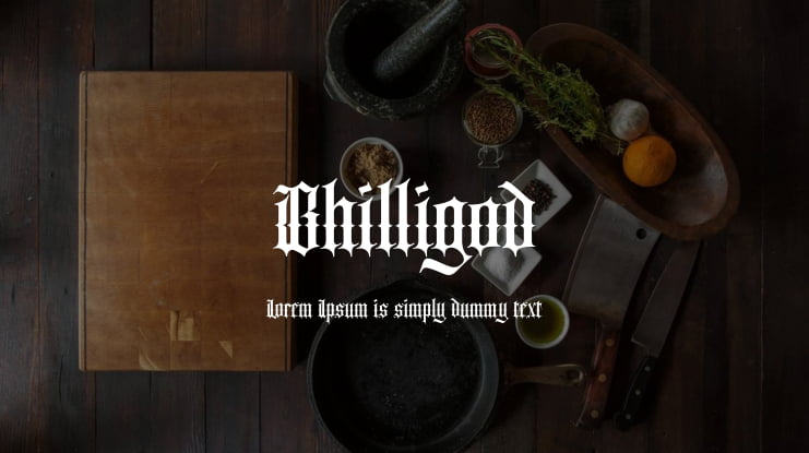 Bhilligod Font