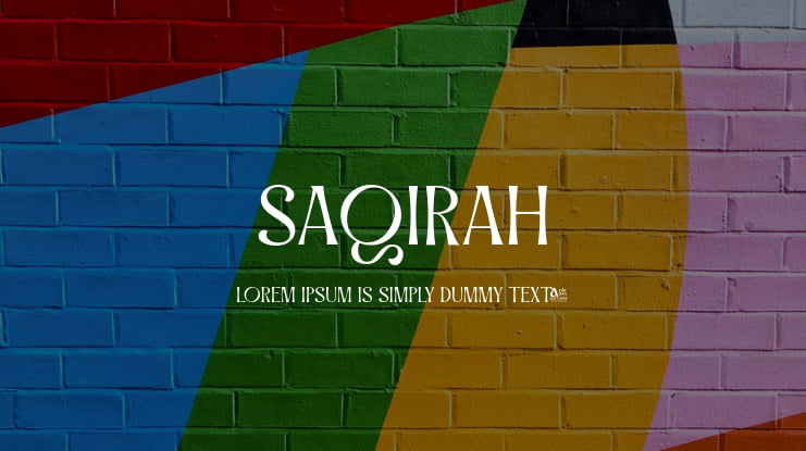 Saqirah Font