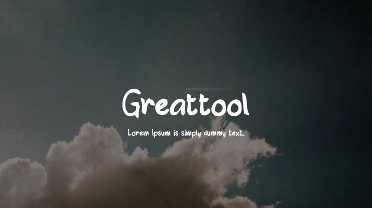 Greattool Font