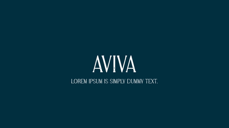 Aviva Font