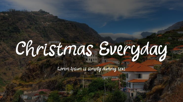 Christmas Everyday Font