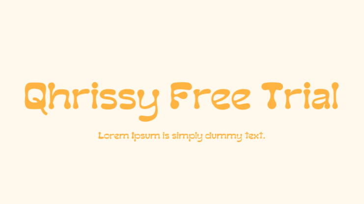 Qhrissy Free Trial Font