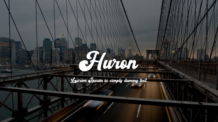 Huron Font Family