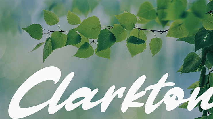 Clarkton Font