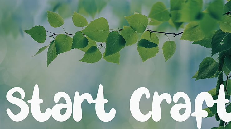 Start Craft Font